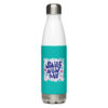 17oz (500ml) Stainless Steel Sport Water Bottle -- Smile It's A New Day 🌈